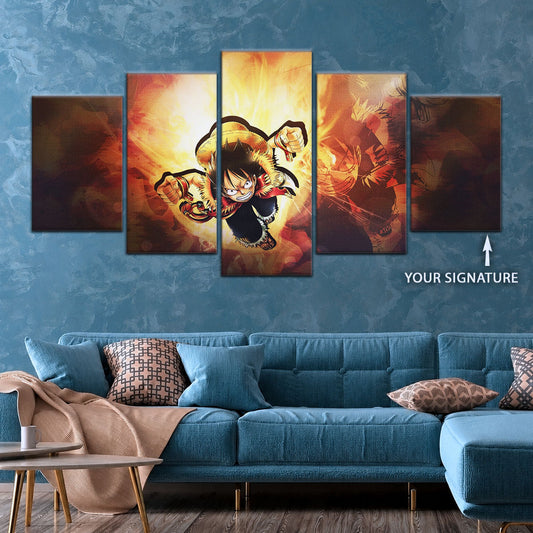 One Piece Canvas Wall Art - OP5039 - Monkey D. Luffy