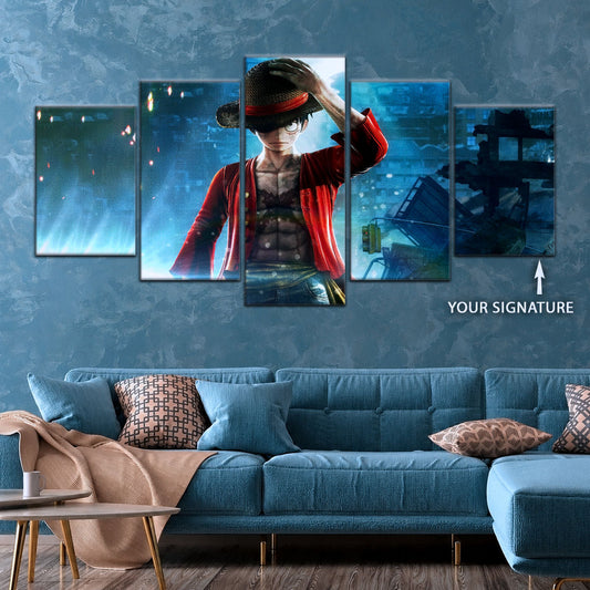 One Piece Canvas Wall Art - OP5043 - Monkey D. Luffy