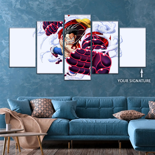 One Piece Canvas Wall Art - OP5047 - Gear Fourth Luffy Unleashed
