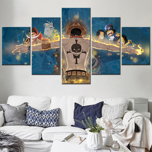 One Piece Canvas Wall Art - OP5160 - Fire Fist Ace