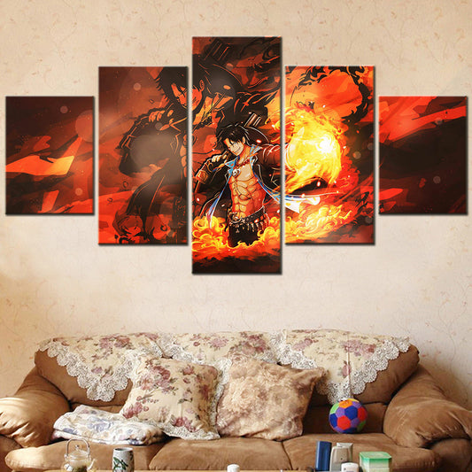 One Piece Canvas Wall Art - OP5162 - Fire Fist Ace