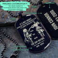 OPD017 - It's Not About Being Better Than Someone Else - It's About Being Better Than You Were The Day Before - Monkey D. Luffy - Roronoa Zoro - One Piece Dog Tag - Engrave Black Dog Tag