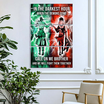 One Piece - 3 Piece Wall Art - OP001 - Call On me Brother - Monkey D. Luffy - Roronoa Zoro - One Piece Canvas