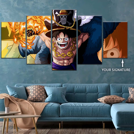 One Piece Wall Art - OP5013 - Monkey D. Luffy - One Piece Poster - One Piece Canvas