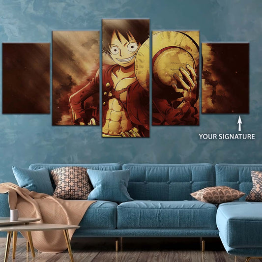 One Piece Wall Art - OP5038 - Monkey D. Luffy - One Piece Poster - One Piece Canvas