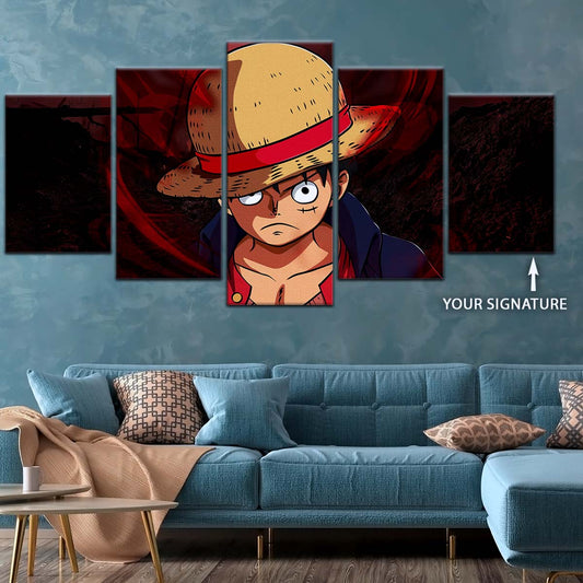 One Piece Wall Art - OP5040 - Monkey D. Luffy - One Piece Poster - One Piece Canvas