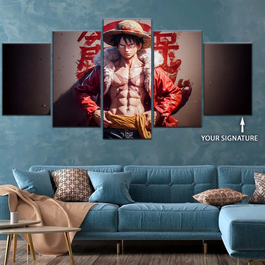 One Piece Wall Art - OP5060 - Monkey D. Luffy - One Piece Poster - One Piece Canvas