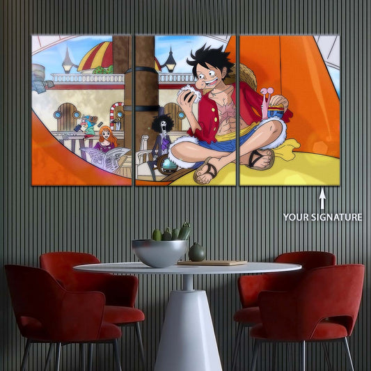 One Piece Wall Art - OP5064 - Nami - Brook - Monkey D. Luffy - Tony Tony Chopper - Sanji - One Piece Poster - One Piece Canvas