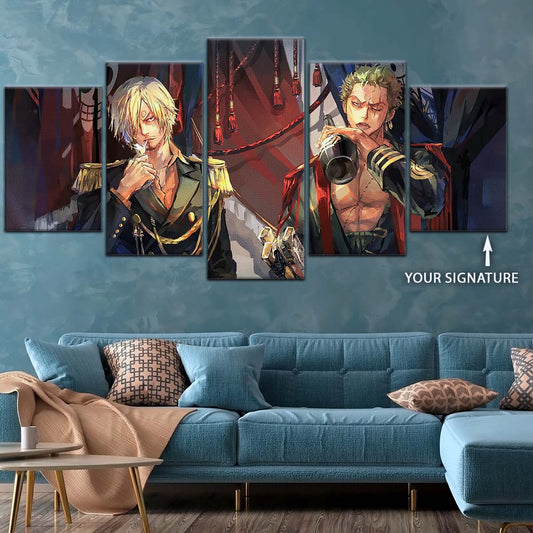 One Piece Wall Art - OP5078 - Roronoa Zoro - Sanji - One Piece Poster - One Piece Canvas