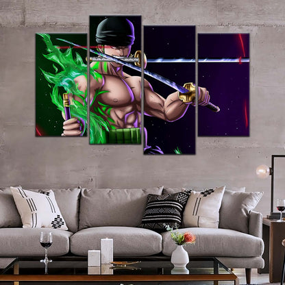 One Piece Wall Art - OP5081 - Roronoa Zoro - One Piece Poster - One Piece Canvas
