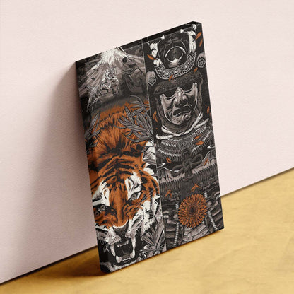Samurai Wall Art - Samurai Poster - Samurai Canvas - Samurai - SA032 - Vertical Poster - Vertical Canvas