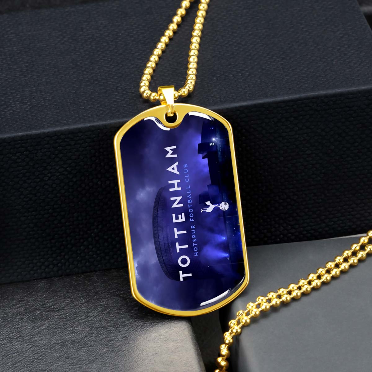 Soccer - SCD034 - Tottenham Hotspur F.C - Soccer Dog Tag - Military Ball Chain - Luxury Dog Tag