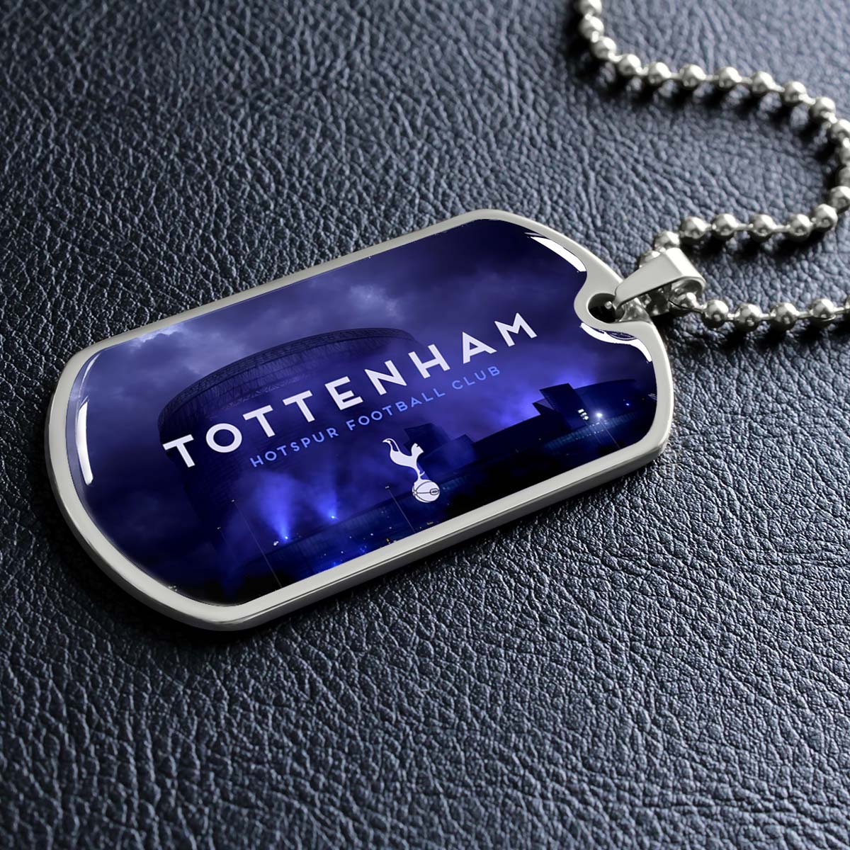 Soccer - SCD034 - Tottenham Hotspur F.C - Soccer Dog Tag - Military Ball Chain - Luxury Dog Tag