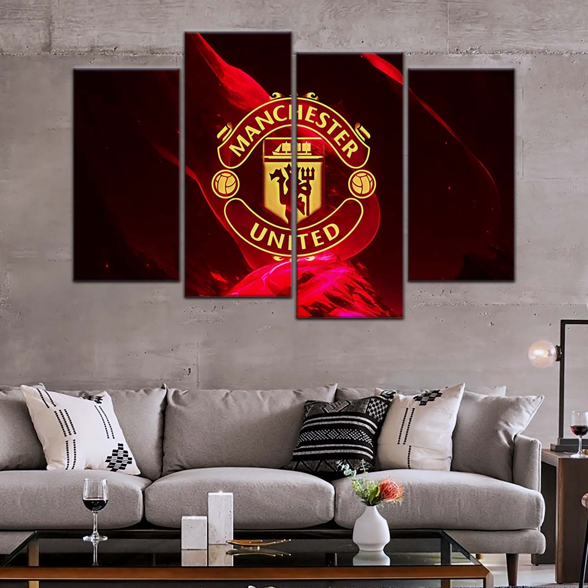 Soccer Wall Art - FB5042 - Manchester United - Soccer Poster - Soccer Canvas