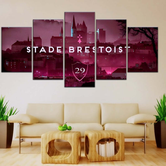 Soccer Wall Art - FB5064 - Stade Brestoist 29 - Soccer Poster - Soccer Canvas