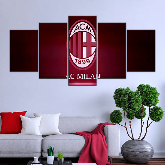 Soccer Wall Art - FB5029 - AC Milan - Soccer Poster - Soccer Canvas
