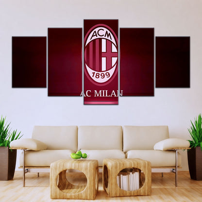 Soccer Canvas Wall Art - FB5029 - AC Milan