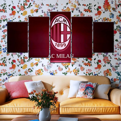 Soccer Canvas Wall Art - FB5029 - AC Milan