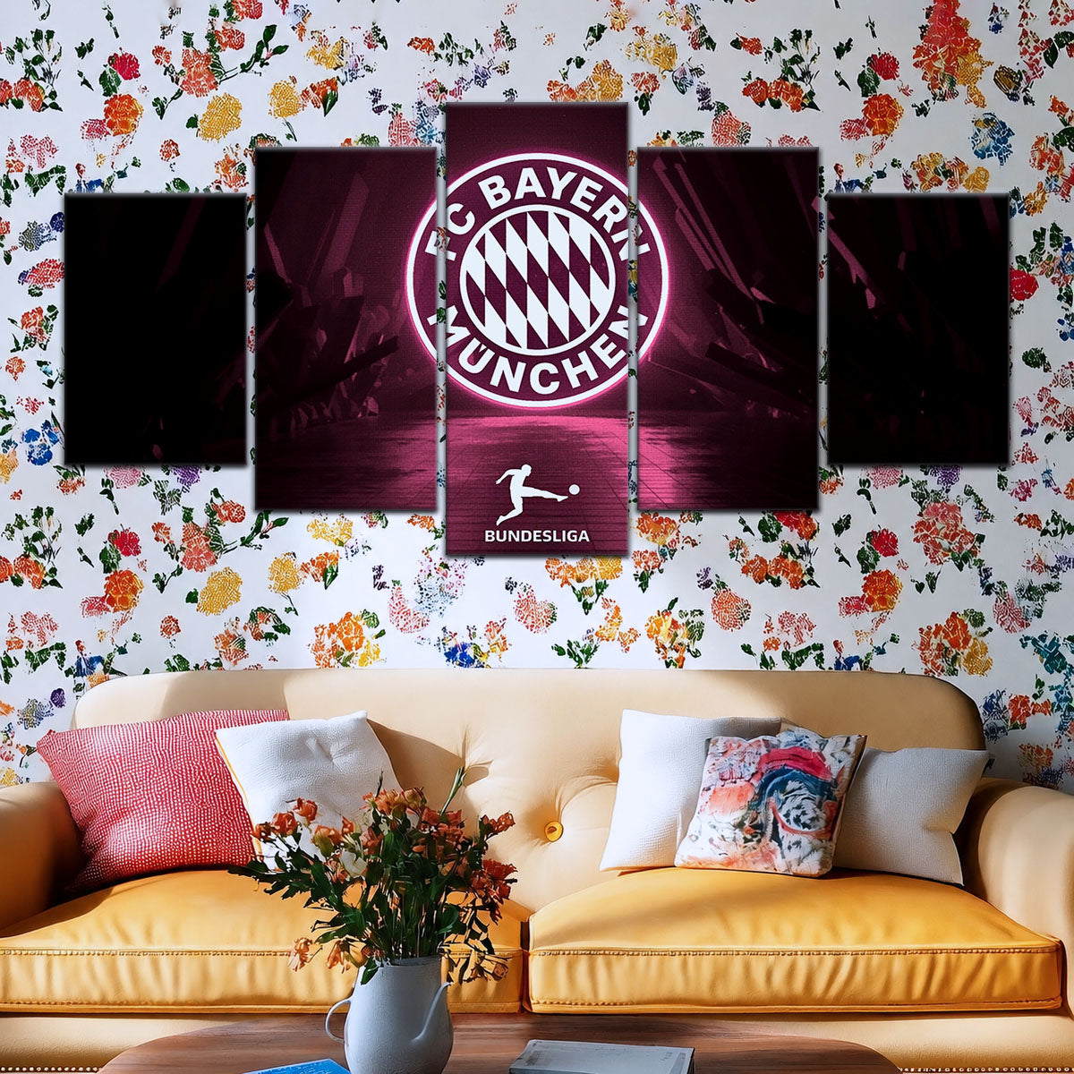Soccer Canvas Wall Art - FB5030 - FC Bayern Munich