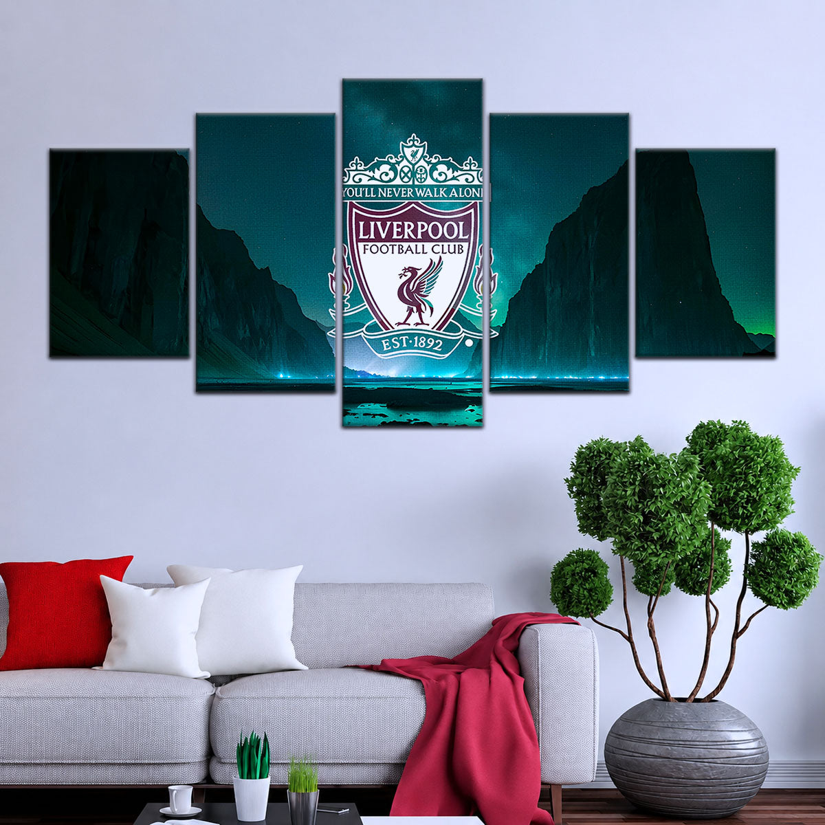 Soccer Canvas Wall Art - FB5034 - Liverpool FC
