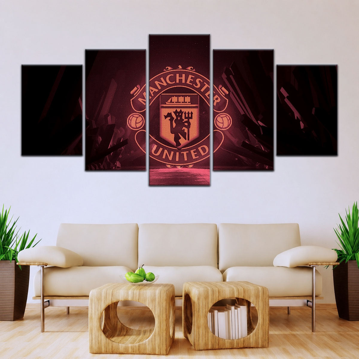 Soccer Canvas Wall Art - FB5041 - Manchester United FC