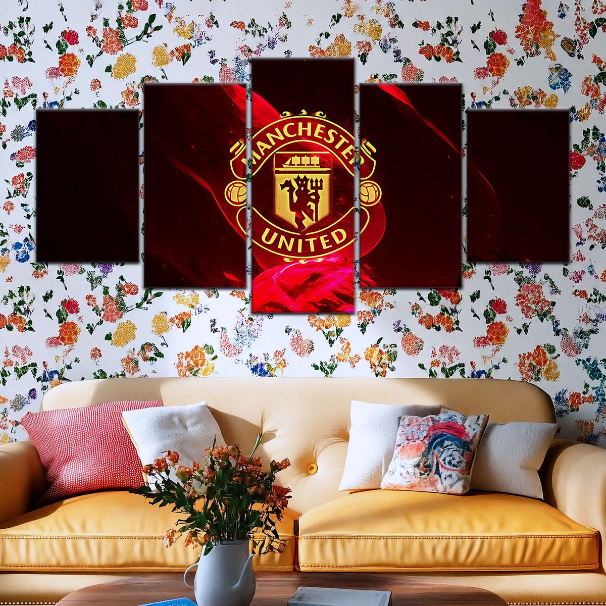 Soccer Canvas Wall Art - FB5042 - Manchester United