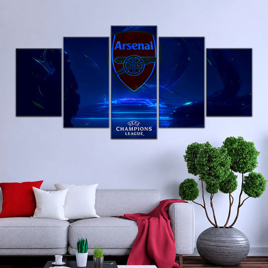 Soccer Wall Art - FB5046 - Champions League Arsenal FC - Soccer Poster - Soccer Canvas