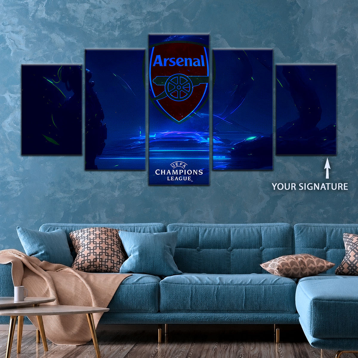 Soccer Canvas Wall Art - FB5046 - Champions League Arsenal FC