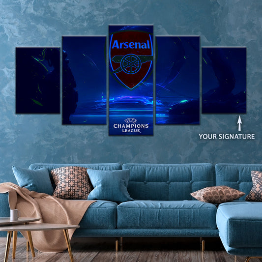 Soccer Wall Art - FB5046 - Champions League Arsenal FC - Soccer Poster - Soccer Canvas