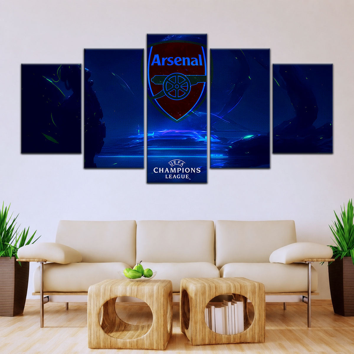 Soccer Canvas Wall Art - FB5046 - Champions League Arsenal FC