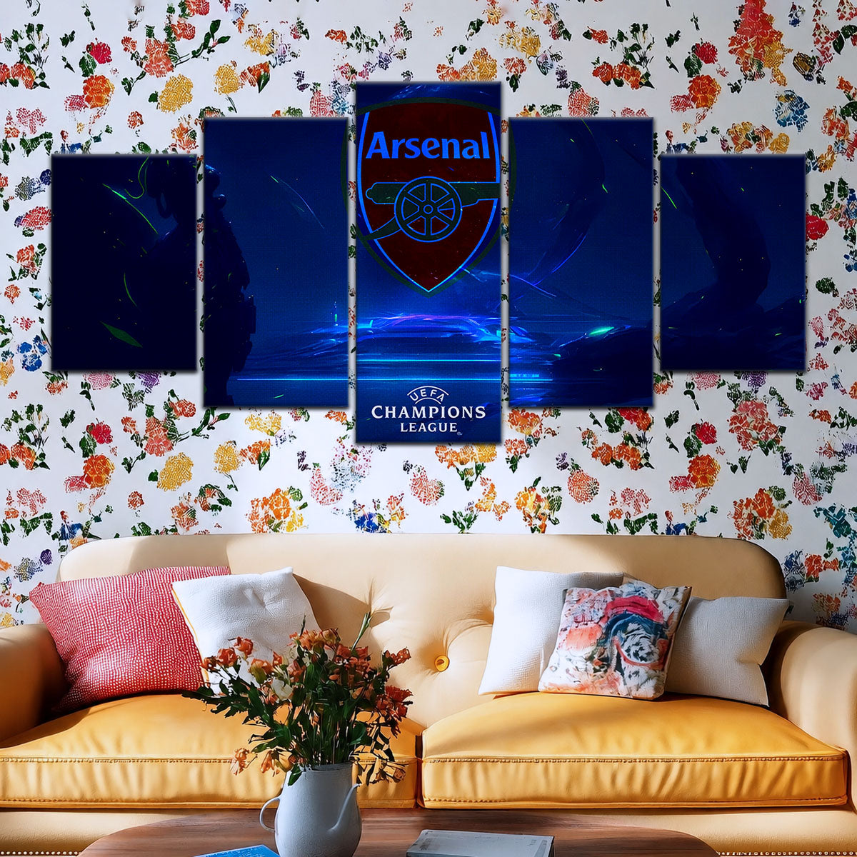 Soccer Canvas Wall Art - FB5046 - Champions League Arsenal FC