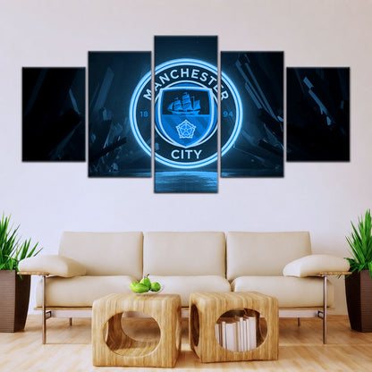 Soccer Canvas Wall Art - FB5049 - Manchester City FC