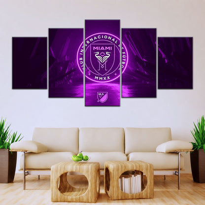 Soccer Canvas Wall Art - FB5052 - Inter Miami CF