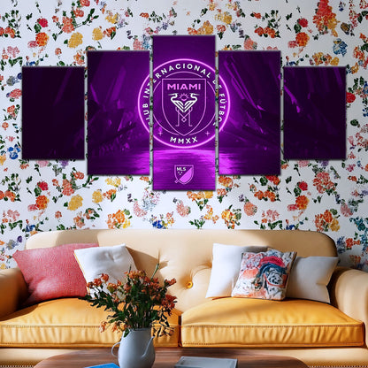 Soccer Canvas Wall Art - FB5052 - Inter Miami CF