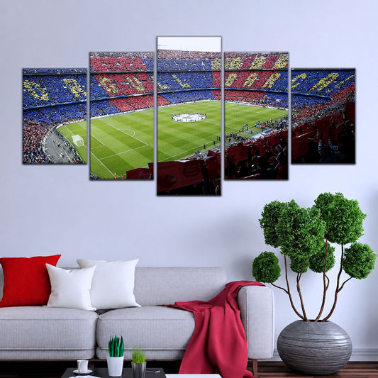Soccer Wall Art - FB5054 - Epic FC Barcelona Stadium - The Heart of Sports Passion - Soccer Poster - Soccer Canvas