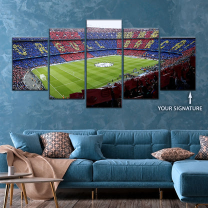 Soccer Canvas Wall Art - FB5054 - FC Barcelona Stadium - The Heart of Sports Passion