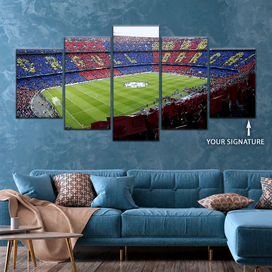 Soccer Wall Art - FB5054 - Epic FC Barcelona Stadium - The Heart of Sports Passion - Soccer Poster - Soccer Canvas