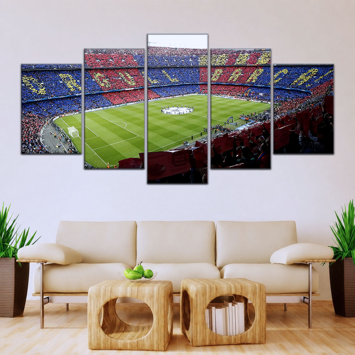 Soccer Canvas Wall Art - FB5054 - FC Barcelona Stadium - The Heart of Sports Passion