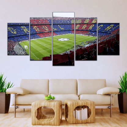 Soccer Canvas Wall Art - FB5054 - FC Barcelona Stadium - The Heart of Sports Passion