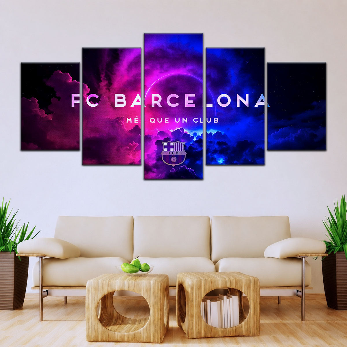 Soccer Canvas Wall Art - FB5055 - FC Barcelona