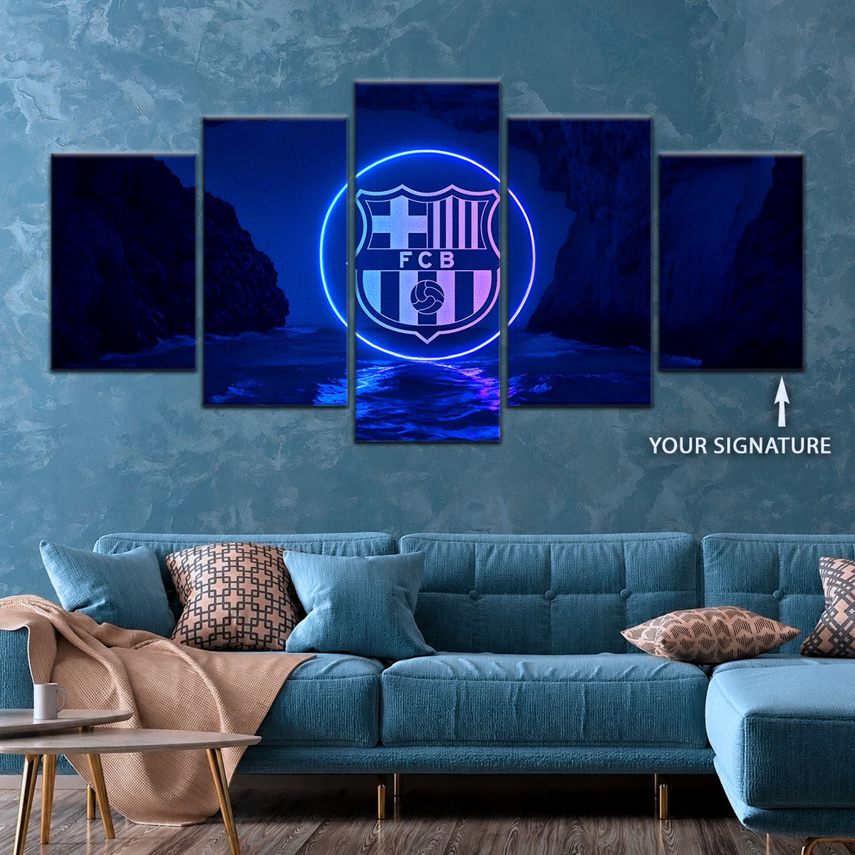 Soccer Canvas Wall Art - FB5059 - FC Barcelona