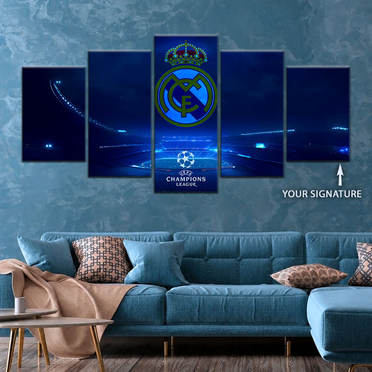Soccer Wall Art - FB5060 - Champions League FC Real Madrid - Soccer Poster - Soccer Canvas