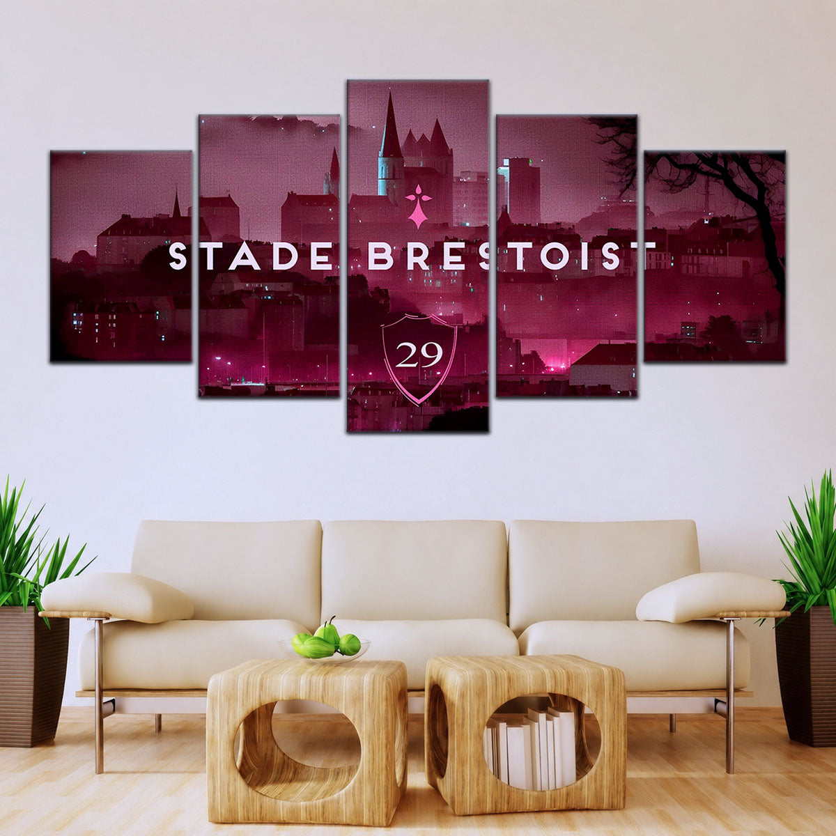 Soccer Canvas Wall Art - FB5064 - Stade Brestoist 29