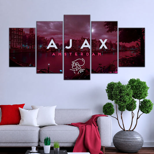 Soccer Wall Art - FB5067 - Ajax Amsterdam - Soccer Poster - Soccer Canvas