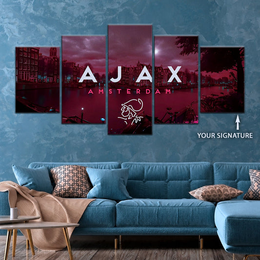 Soccer Wall Art - FB5067 - Ajax Amsterdam - Soccer Poster - Soccer Canvas