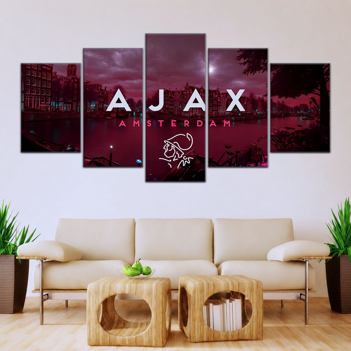 Soccer Canvas Wall Art - FB5067 - Ajax Amsterdam