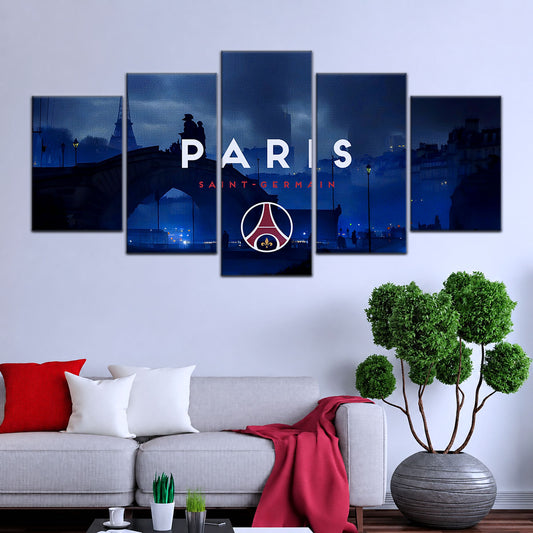 Soccer Wall Art - FB5068 - Paris Saint Germain (PSG) - Soccer Poster - Soccer Canvas
