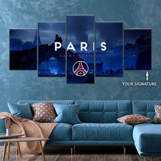 Soccer Wall Art - FB5068 - Paris Saint Germain (PSG) - Soccer Poster - Soccer Canvas