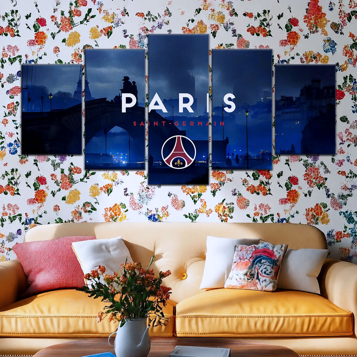 Soccer Canvas Wall Art - FB5068 - Paris Saint Germain (PSG)