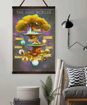 VK008 - The Nine Worlds - Viking Poster